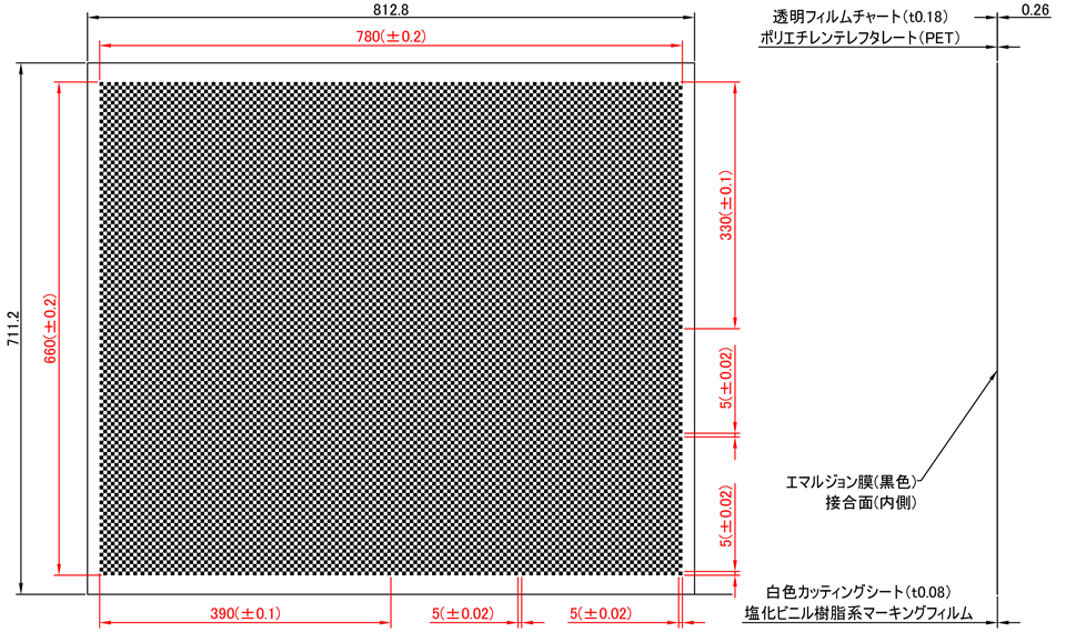 FCBC-5X5R: Dimensional Drawing