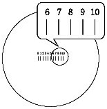水平目盛:R1030(10/10)図面