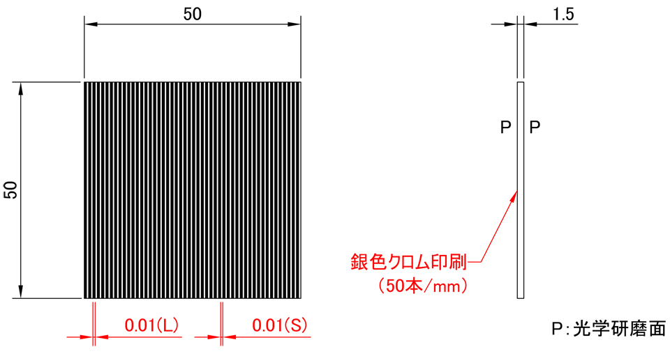 RR04:50本/mm ロンキー・ルーリング詳細図