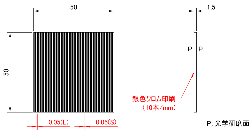 RR07:10本/mm ロンキー・ルーリング詳細図